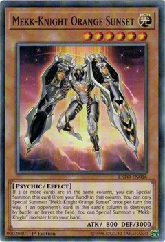 Mekk-Knight Orange Sunset Unlimited EXFO-EN016