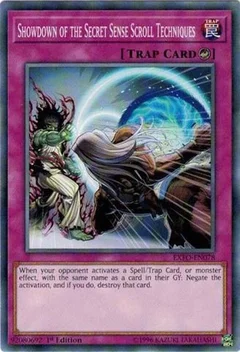 Showdown of the Secret Sense Scroll Techniques 1st Edition EXFO-EN078