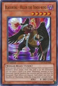 Blackwing - Hillen the Tengu-wind 1st Edition EXVC-EN008