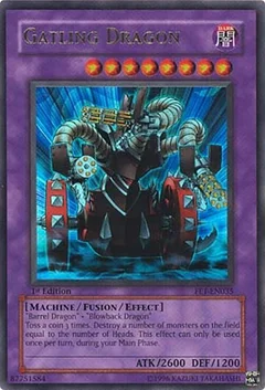 Gatling Dragon 1st Edition FET-EN035
