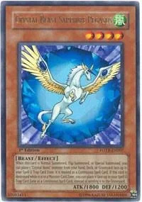 Crystal Beast Sapphire Pegasus 1st Edition FOTB-EN007