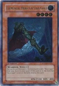 Elemental Hero Captain Gold (UTR) Unlimited FOTB-EN014