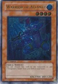 Warrior of Atlantis (UTR) 1st Edition FOTB-EN016