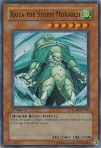 Raiza the Storm Monarch 1st Edition FOTB-EN026