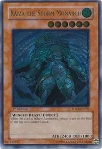 Raiza the Storm Monarch (UTR) 1st Edition FOTB-EN026