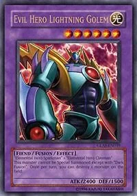 Evil Hero Lightning Golem 1st Edition GLAS-EN039