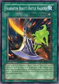 Gladiator Beast's Battle Halberd 1st Edition GLAS-EN055