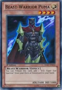 Beast-Warrior Puma 1st Edition HA07-EN032