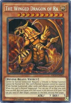 The Winged Dragon of Ra (Secret Pharaoh's Rare) KICO-EN065