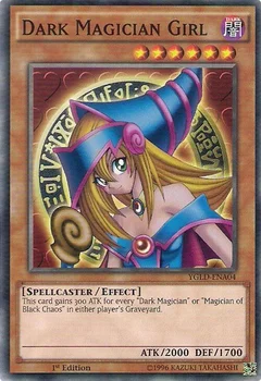 Dark Magician Girl (A) 1st Edition YGLD-ENA04