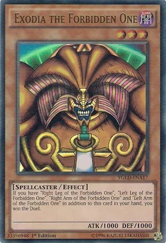 Exodia the Forbidden One Unlimited YGLD-ENA17