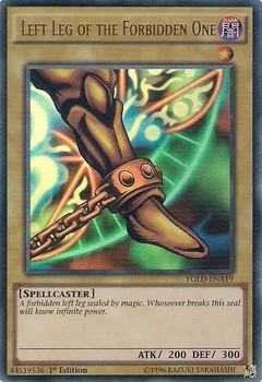 Left Leg of the Forbidden One 1st Edition YGLD-ENA19