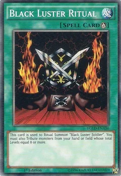 Black Luster Ritual 1st Edition YGLD-ENA36