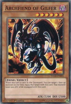 Archfiend of Gilfer Unlimited YGLD-ENB05