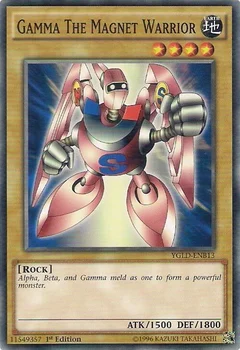 Gamma The Magnet Warrior 1st Edition YGLD-ENB13