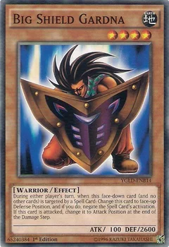 Big Shield Gardna 1st Edition YGLD-ENB14