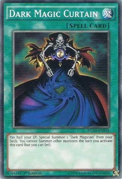 Dark Magic Curtain 1st Edition YGLD-ENB18