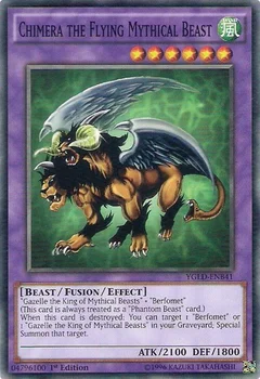 Chimera the Flying Mythical Beast 1st Edition YGLD-ENB41