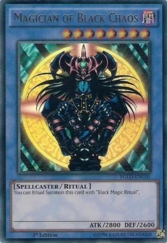 Magician of Black Chaos 1st Edition YGLD-ENC01