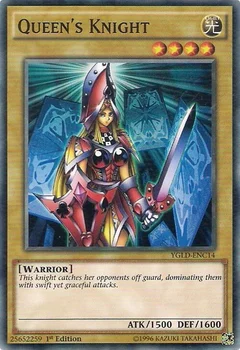 Queen's Knight (C) 1st Edition YGLD-ENC14