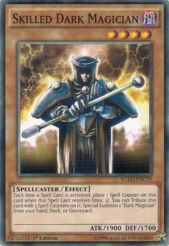 Skilled Dark Magician 1st Edition YGLD-ENC19