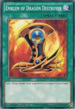 Emblem of Dragon Destroyer 1st Edition YGLD-ENC34