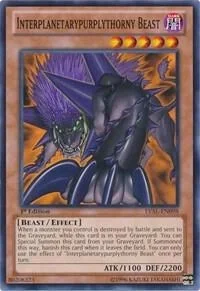Interplanetarypurplythorny Beast 1st Edition LVAL-EN098
