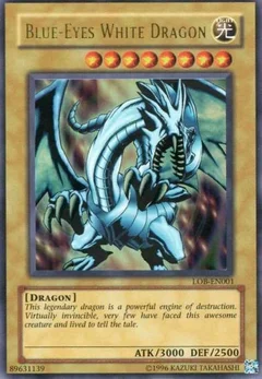 Blue-Eyes White Dragon LOB-EN001