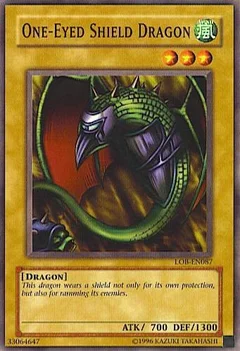 One-Eyed Shield Dragon LOB-EN087