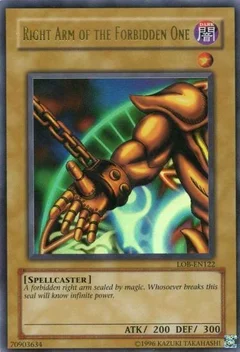 Right Arm of the Forbidden One LOB-EN122