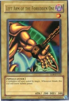 Left Arm of the Forbidden One LOB-EN123
