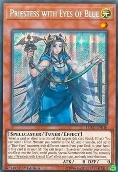 Priestess with Eyes of Blue 1st Edition LCKC-EN016