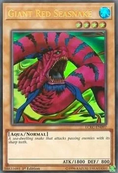 Giant Red Seasnake 1st Edition LCKC-EN097