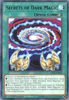 Secrets of Dark Magic 1st Edition LED6-EN004