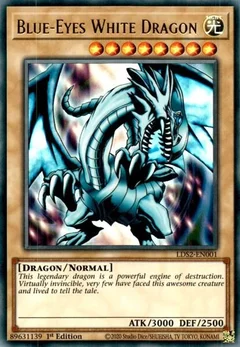 Blue-Eyes White Dragon LDS2-EN001