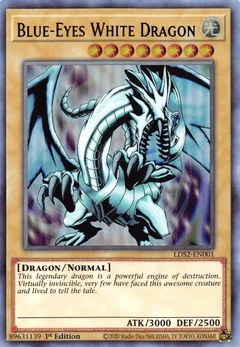 Blue-Eyes White Dragon (Purple) LDS2-EN001