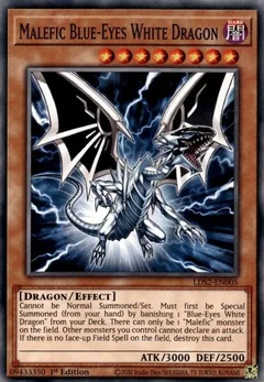 Malefic Blue-Eyes White Dragon LDS2-EN005