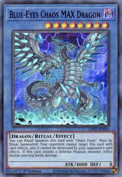 Blue-Eyes Chaos MAX Dragon (Blue) LDS2-EN016