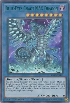 Blue-Eyes Chaos MAX Dragon (Green) LDS2-EN016