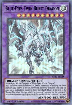 Blue-Eyes Twin Burst Dragon (Blue) LDS2-EN019