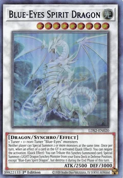 Blue-Eyes Spirit Dragon (Blue) LDS2-EN020