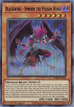 Blackwing - Simoon the Poison Wind (Blue) LDS2-EN040