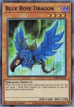 Blue Rose Dragon (Green) LDS2-EN104
