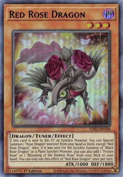 Red Rose Dragon (Purple) LDS2-EN108
