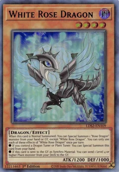 White Rose Dragon (Blue) LDS2-EN109