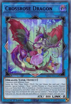 Crossrose Dragon (Blue) LDS2-EN114
