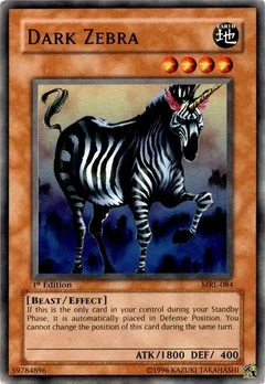 Dark Zebra 1st Edition MRL-084