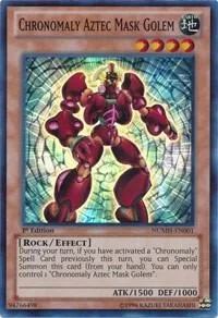 Chronomaly Aztec Mask Golem 1st Edition NUMH-EN001