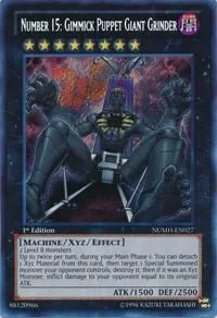 Number 15: Gimmick Puppet Giant Grinder 1st Edition NUMH-EN027