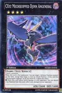 CXyz Mechquipped Djinn Angeneral 1st Edition NUMH-EN036